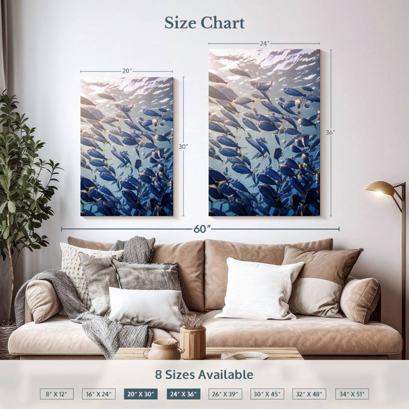 Brampt Curacao Fish, 36" H x 24" W
