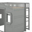 Lit mezzanine double avec échelle-917966390