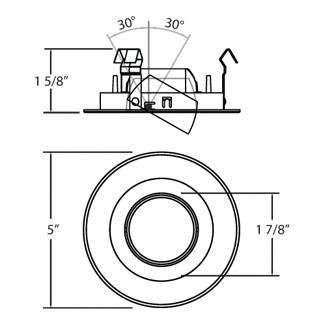 4'' IC Rated Recessed Lighting Housing for New Construction