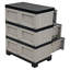 Freestanding Plastic 3-Drawer Storage Unit-484493976