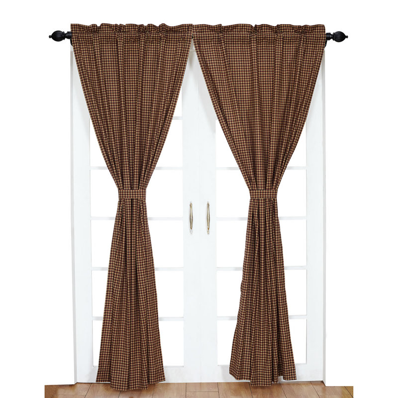 Chiverton Cotton Blend Room Darkening Curtain Pair