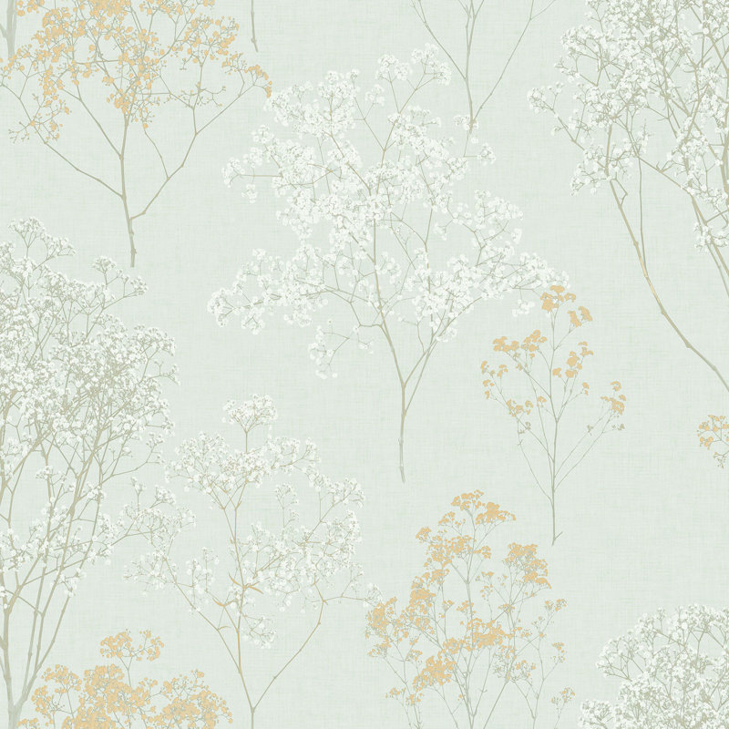 Piumafua 10m x 52.8cm Matte Wallpaper Roll, Green
