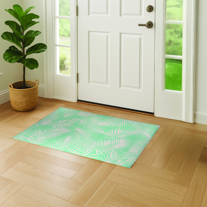 Paillasson Waving Palms, Comme neuf, L 60 po x L 84 po