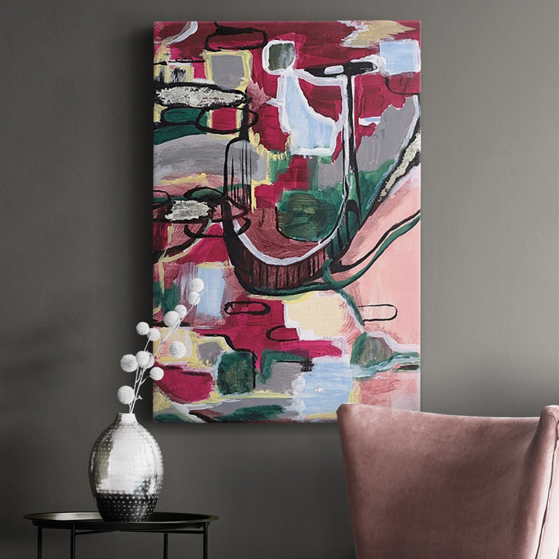 Plusieurs longueurs d'ondes II sur toile, H 18 po x l 12 po x P 1 po