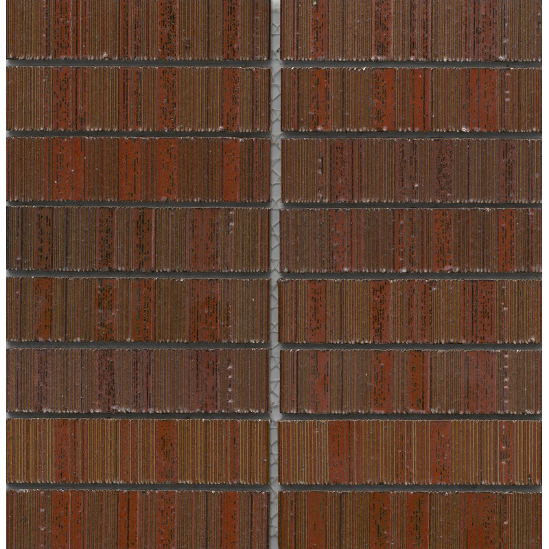 Newtro 12 x 12 Ceramic Decorative Accent Tile, Red