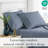 Southshore Fine Linens Sweetbrier Extra Deep Pocket Sheet Set, Solid Steel Blue, 100% Cotton 300 Thread Count Sateen Bedding, 2 Pillowcases, 22-Inch Deep Pocket, King-155055240-224429338
