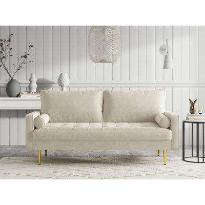 Bellinger 70'' Velvet Square Arm Sofa