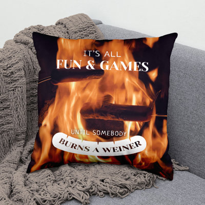 Abstract Throw Pillow