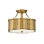 Chance 2-Light Semi-Flush Mount Ceiling Light with Etched Lens