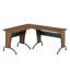 Bureau de luxe en forme de L avec option de bureau d'équipe en ligne
