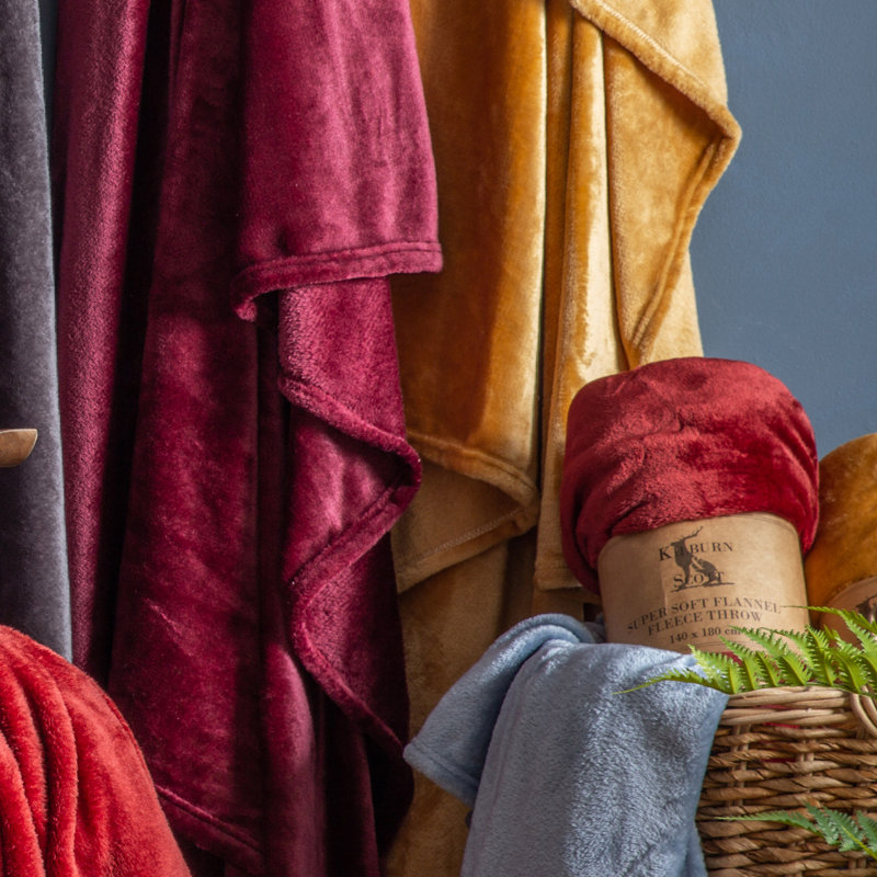 Throw Blanket, Red