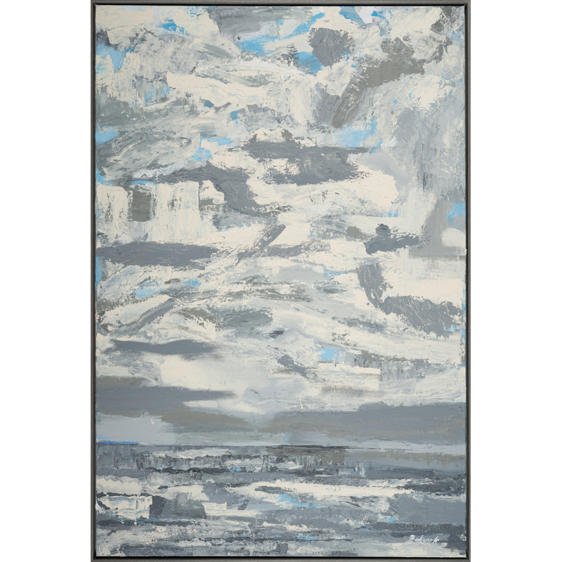 Stormy Seas Print by Lawrence Behunek