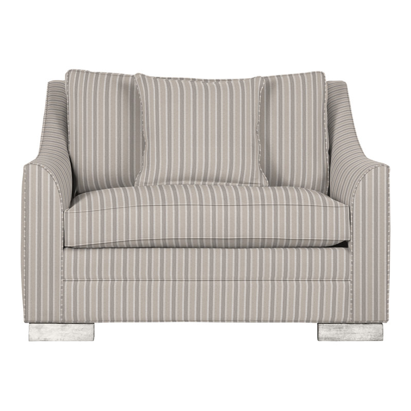 Nicholas Chair And A Half, Casa Blanca, Perigold Piccadilly Stripe Patina
