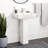 Pentero 23" Fireclay Pedestal Bathroom Sink with Single Faucet Hole