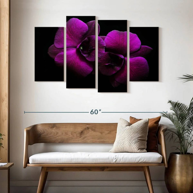 Orchidée Harnek, H 32 po x l 52 po