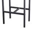 Table de bar rustique brun 5 pièces - Panneau de particules et métal, conception structurelle solide, idéale pour les petits espaces, capacité de charge de 350 lb avec tabourets hauts, fabrication industrielle, zones d'assemblage facile