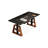 Black&Walnut Rectangular Solid Wood Standing desk-1429357266