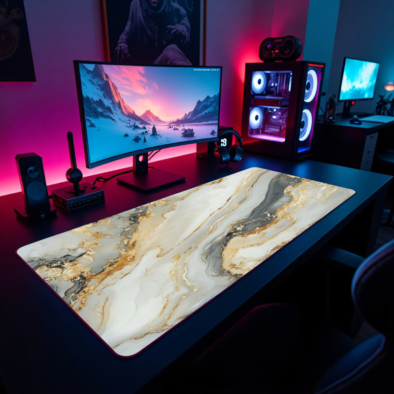 Polyester Desk Pad, 23.6x13.8