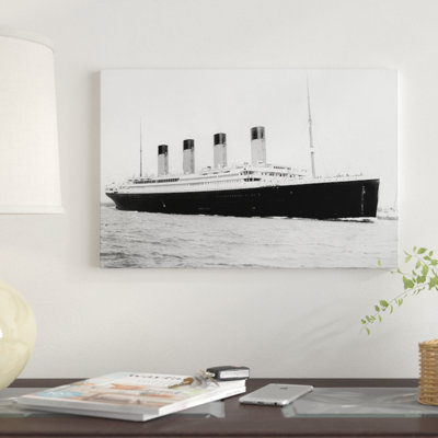 " Photo Of RMS Titanic Departing Southampton " by John Parrot