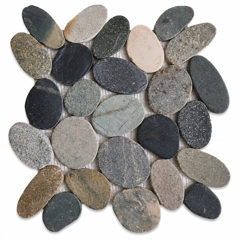 CNK Tile Bali Ocean XL Sliced Pebble Tiles