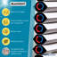 Motorized Cellular Honeycomb Shades By Blindsavenue, Blackout-348762054-348760227