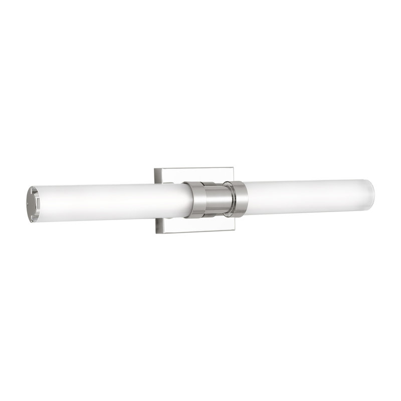 Éclairage à intensité variable pour meuble-lavabo à DEL 1 lumière Kelan, Chrome, 20 W, H 37,75 po x l 4,75 po x P 4,5 po