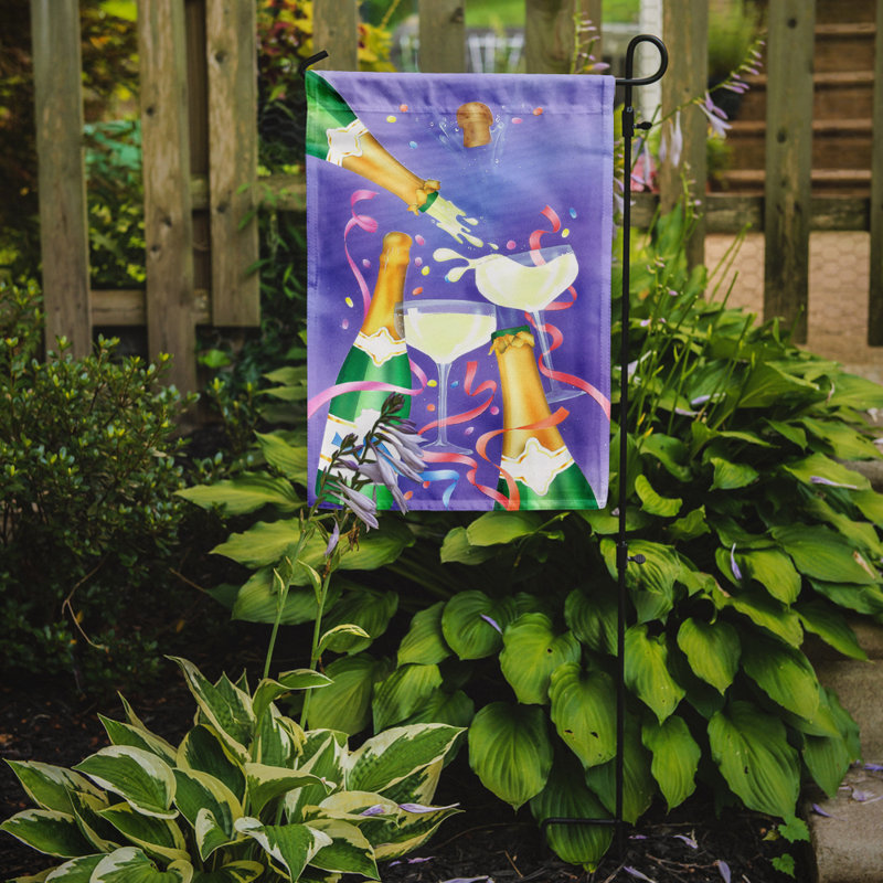 Drapeau de jardin Shellson Celebrate New Years Toast