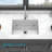 Durable Kitchen Sinks In White Ceramic, Modern Deep Bowl Design For Small Kitchens