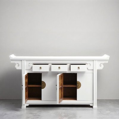 Meuble télé simple blanc