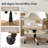 Ackeron Ocean Modern Farmhouse Solid Wood Simple Assembly Swivel Office Chair with Tilt Function-1250523346