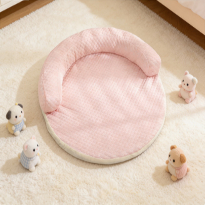 Soft Cushions For Pet Bed Suitable For Small To Large Cats Breathable Cushion Scratch Mat, pink