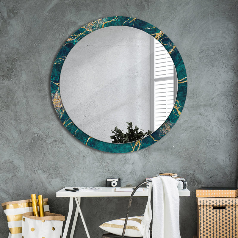 Huldar Glass Flat Wall Mirror