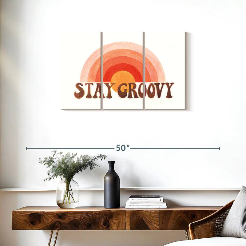 Tergel Stay Groovy, H 20 po x l 33 po