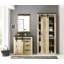 Jackeline Flat Wall Mirror with Shelves-69936410-69936413