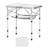 2Ft Folding Portable Camping Table Aluminum Outdoor Table Adjustable Height-1168860184