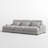 Antravian 127.5'' Corduroy Sofa-1263240980