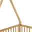 Lit de sol en forme de tente avec garde-corps et porte-882434856-882434859