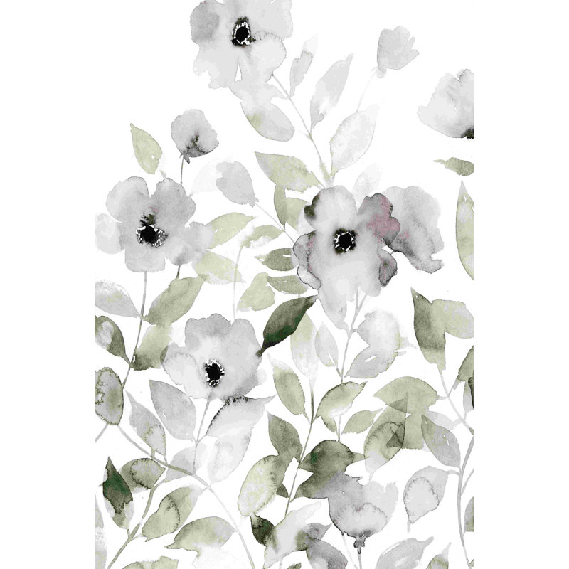 Roses sauvages I, H 18 po x l 12 po
