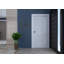 Porte intérieure simple pré-suspendue en composite apprêté à droite avec noyau blanc à droite-91485606-91485613-93861294