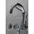 Kingston Brass Webb Three-Handle 2-Hole Deck Mount Clawfoot Tub Faucet with Knurled Handle and Hand Shower-87094612