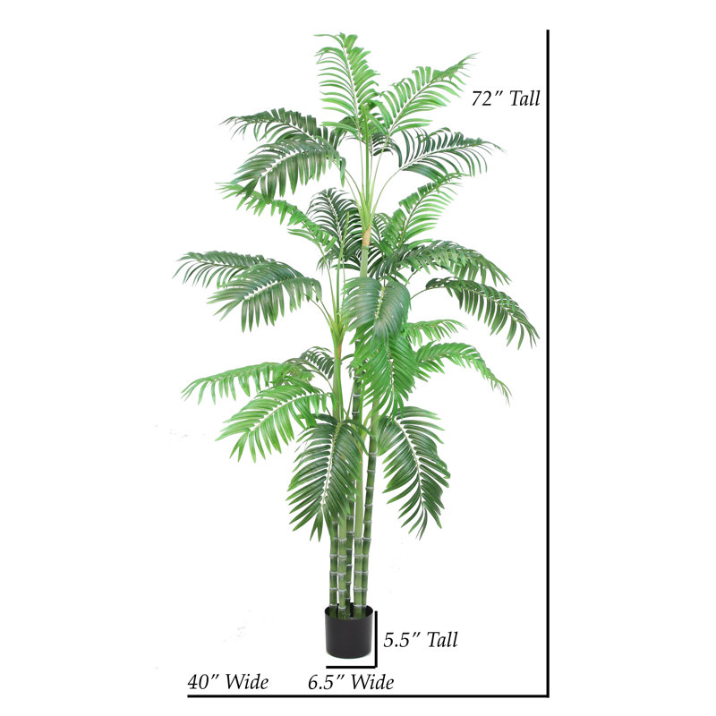 72'' Faux Palm Tree in Planter