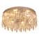 Retsof 1 - Light Crystal LED Chandelier