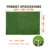 Premium Artificial Turf Mat With Drainage Holes. Thick Fake Grass With Rubber Backing, Ideal For Indoor/Outdoor Pet Areas, Garden, Lawn, Patio & Balcony Decor(Grass Height 0.6 Inches/1.5Cm)-1539924013
