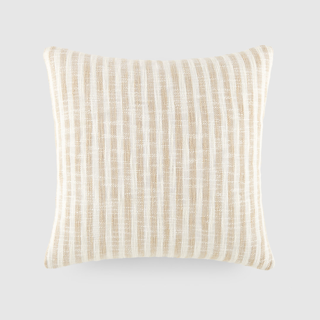 Yarn Dyed Cotton Throw Pillow in Bengal Stripe Becky Cameron 