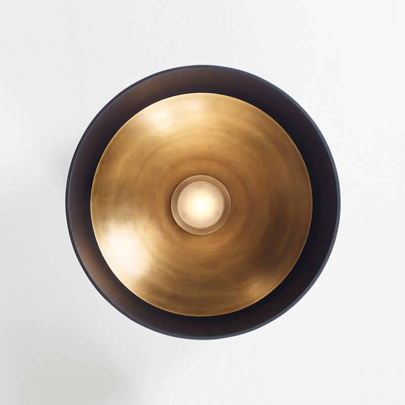 Foundry 1 - Light LED Flush Mount, Nightshade Black