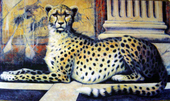 Tapis de porte d’intérieur guépard Mustin