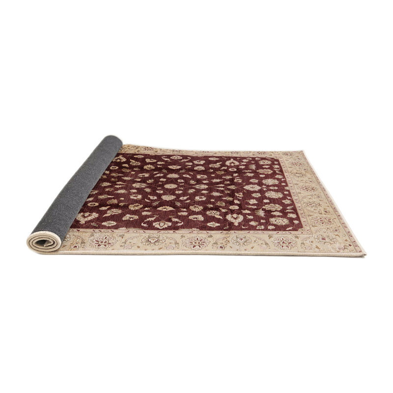 Tapis beige / brun Lillith, Rond 4 pi