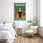 Crazy Dog Lady, impression sur toile-1245572145