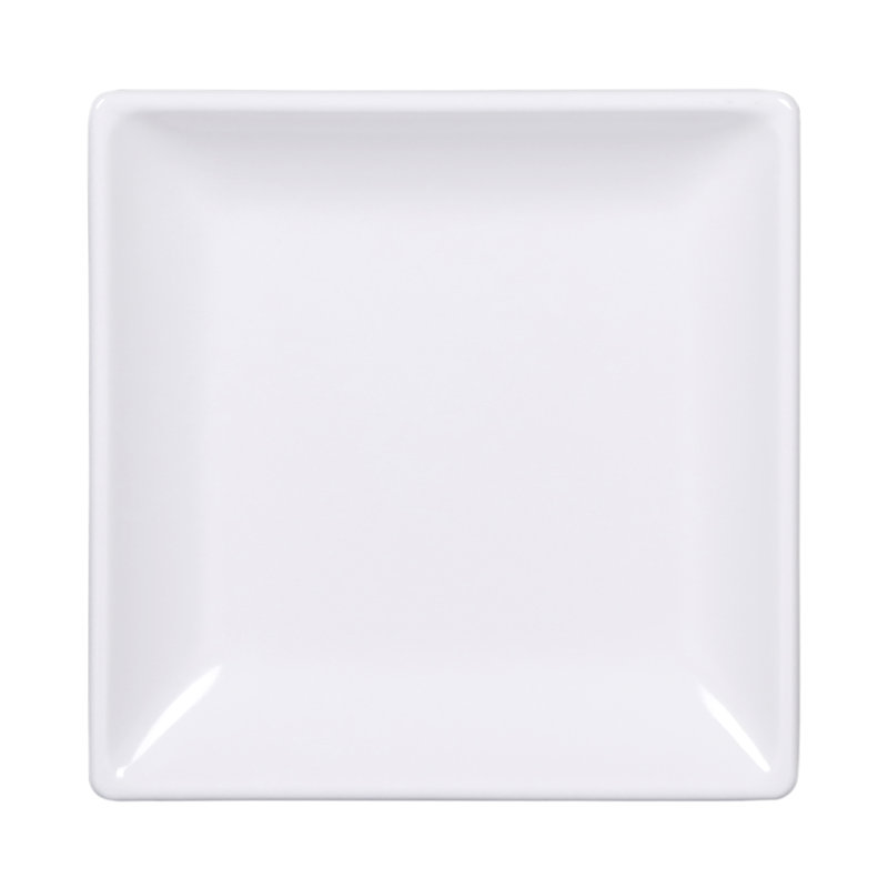 Plaque de hors-d’œuvres en mélamine 7", Blanc