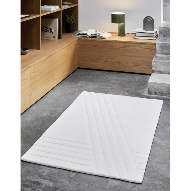 Off White Kyoto Rug, Rectangle 2'9" x 4'5"